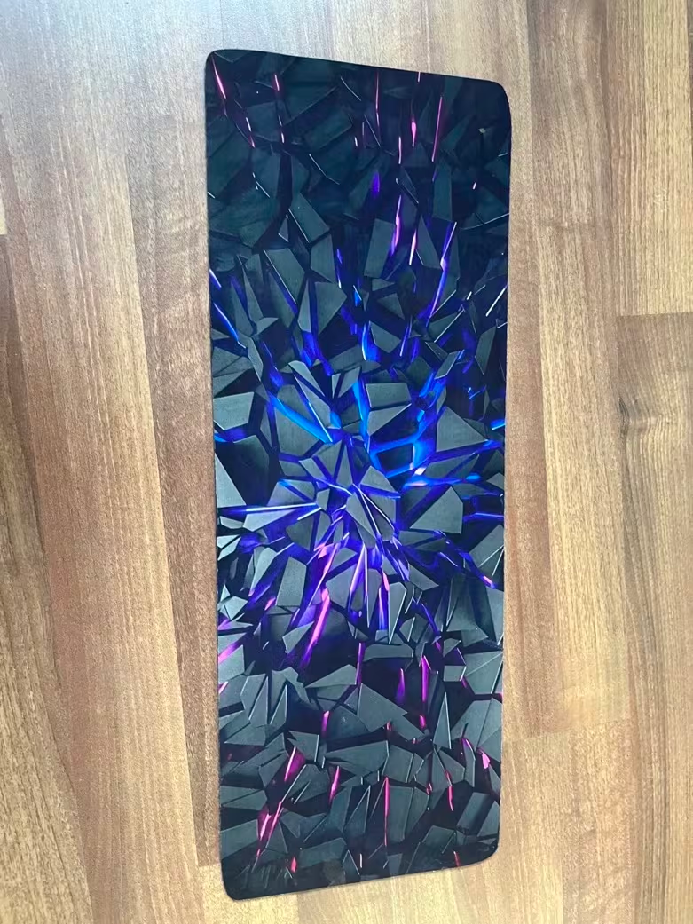 Alfombrilla gaming XXL 70x30 diseño neón