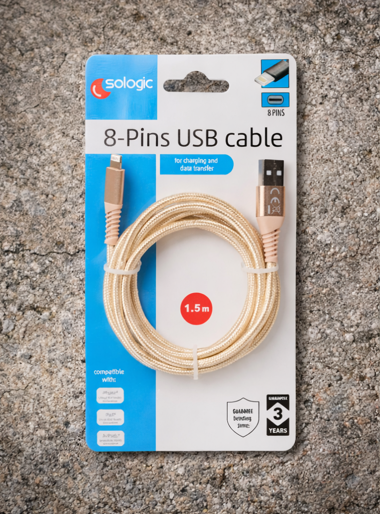 Cable carga lighting - USB   iPhone