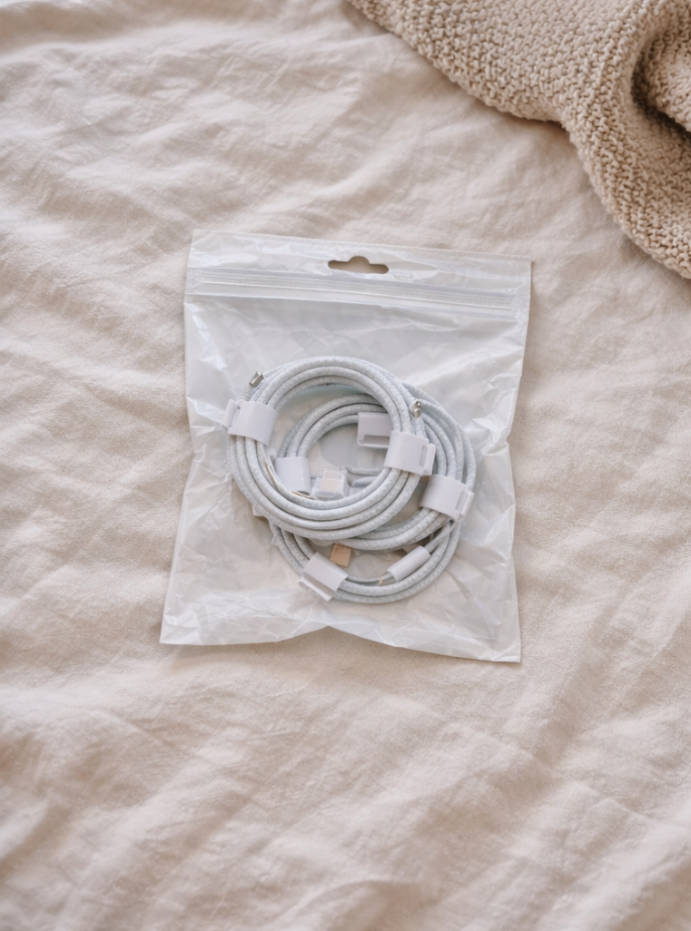 Pack de 3 Cables Lightning a USB-C iPhone