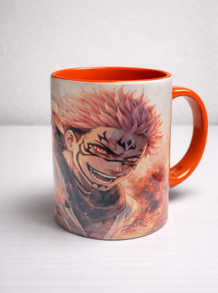 Taza ilustrada estilo anime - Sukuna