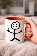 Taza ilustrada "fuck you"