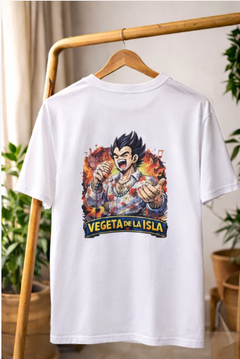 Camiseta unisex de poliéster "Vegeta de la Isla"