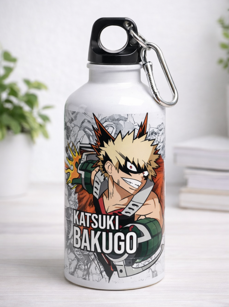 Botella de Aluminio "Bakugo"