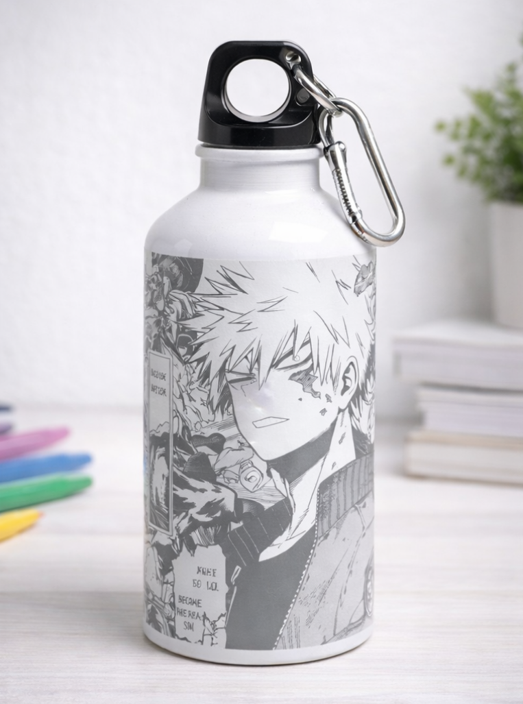 Botella de Aluminio "Bakugo"