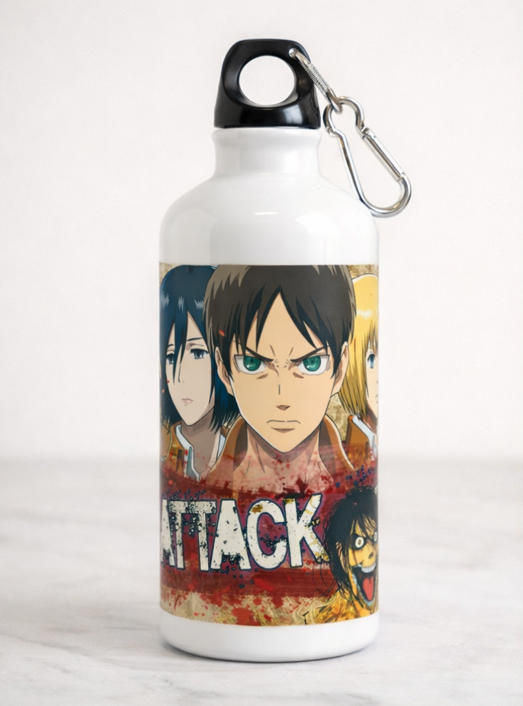 Botella de Aluminio "Attack ON Titan"