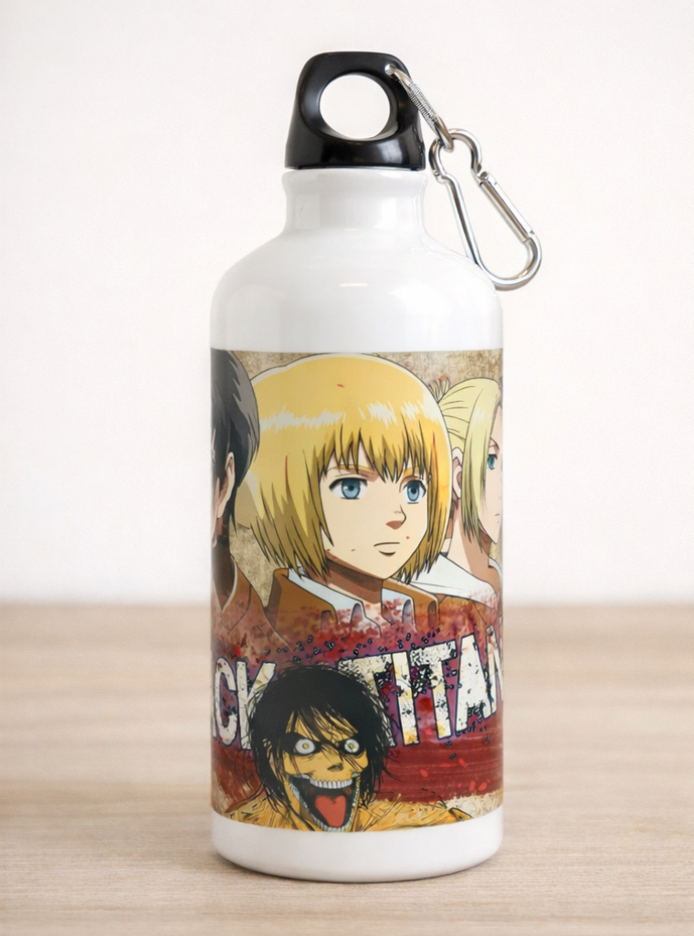 Botella de Aluminio "Attack ON Titan"