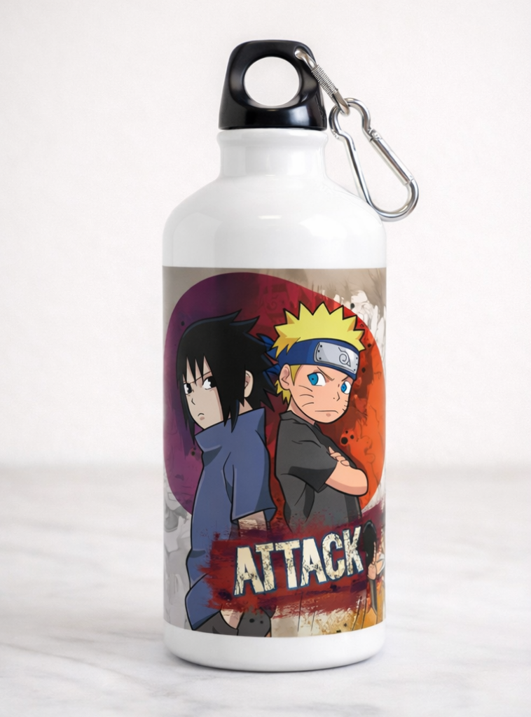 Botella de Aluminio "Naruto y Sasuke"