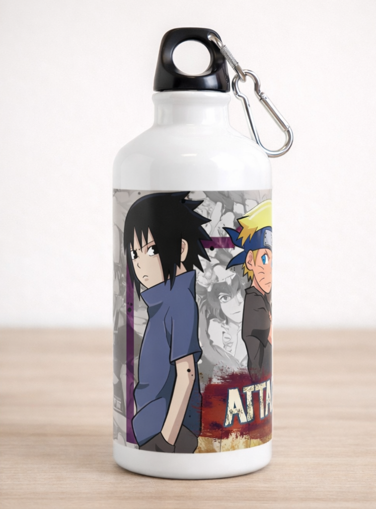 Botella de Aluminio "Naruto y Sasuke"